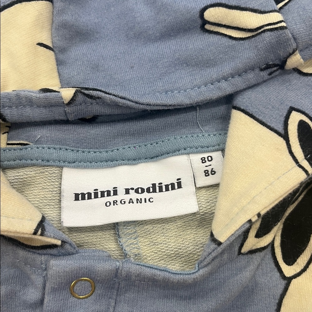 Mini Rodini Rabbit Onesie - Picture 3 of 7